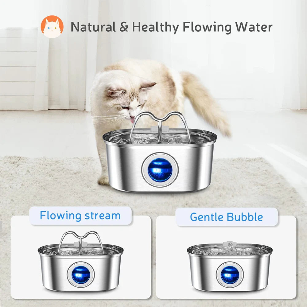 Stainless Steel Pet Water Fountain