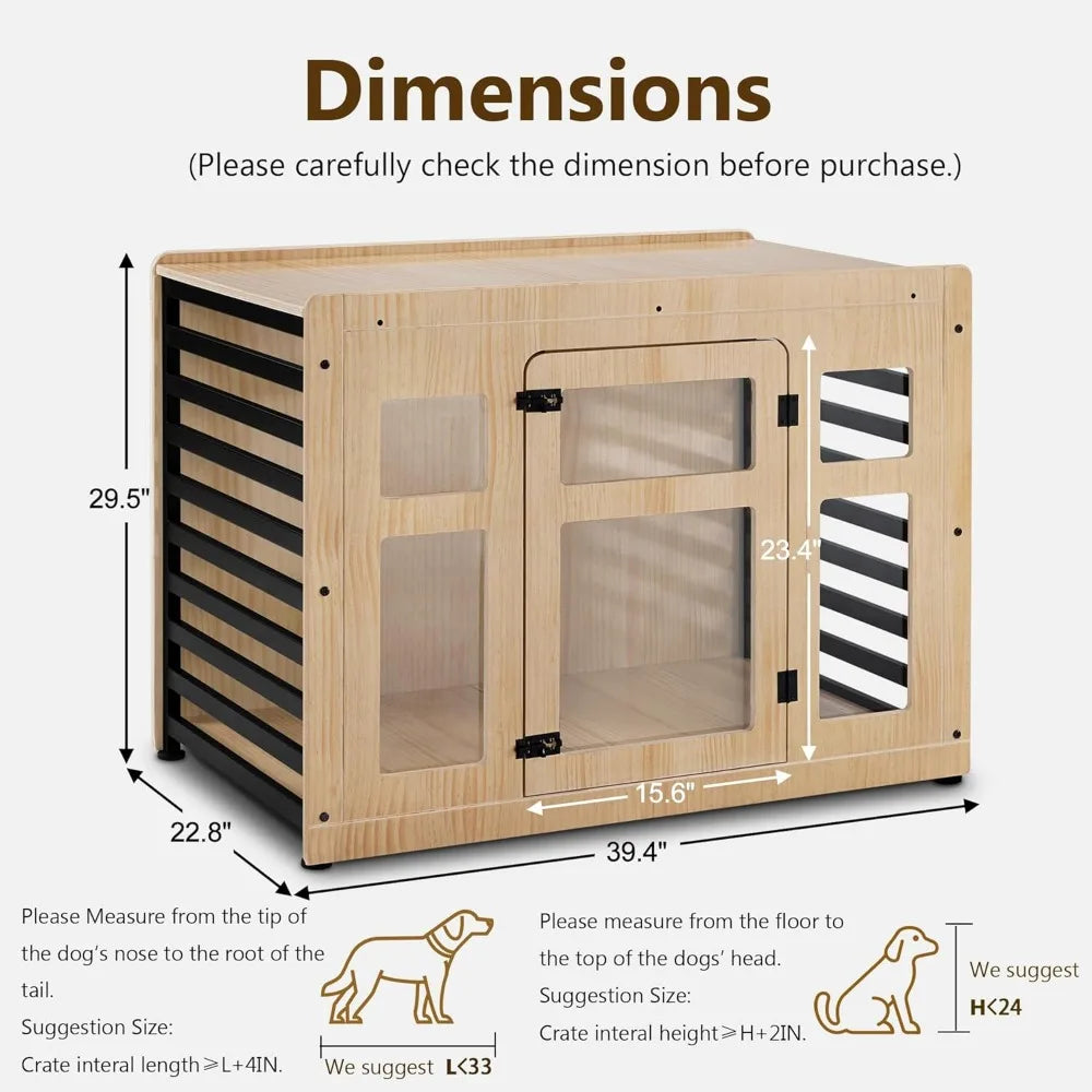 Wooden Dog Crate Furniture