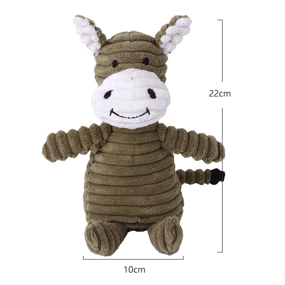 Bite Resistant Squeaky Plush Dog Toy