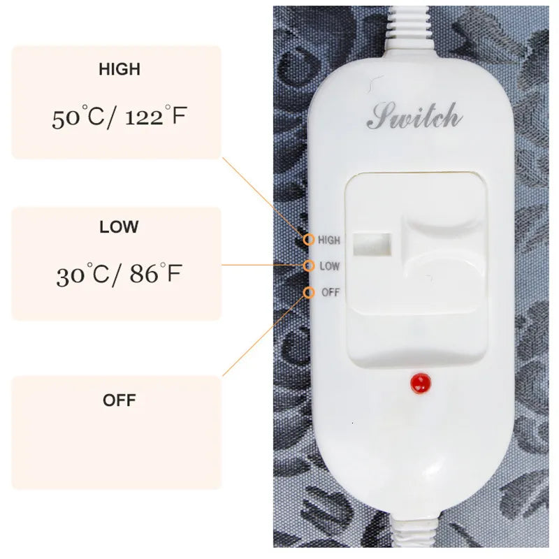 Pet Electric Blanket – Winter Heated Pad for Cats and Dogs with Safety Features