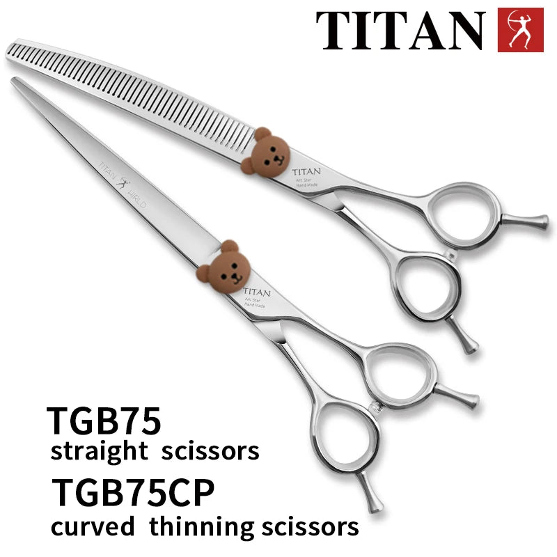 TITAN 7.0/7.5 inch Professional Pet Grooming Shears