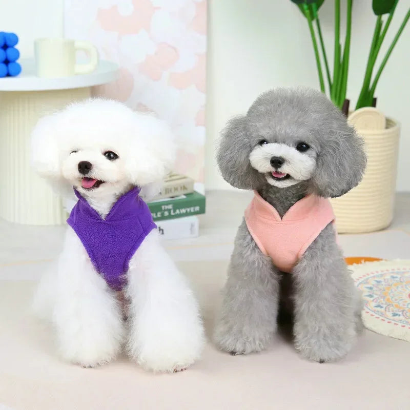 Fleece Warm Dog Sweater Vest