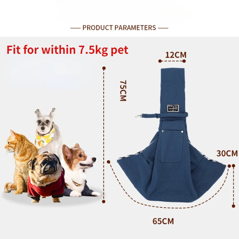 Comfortable Crossbody Pet Sling Carrier
