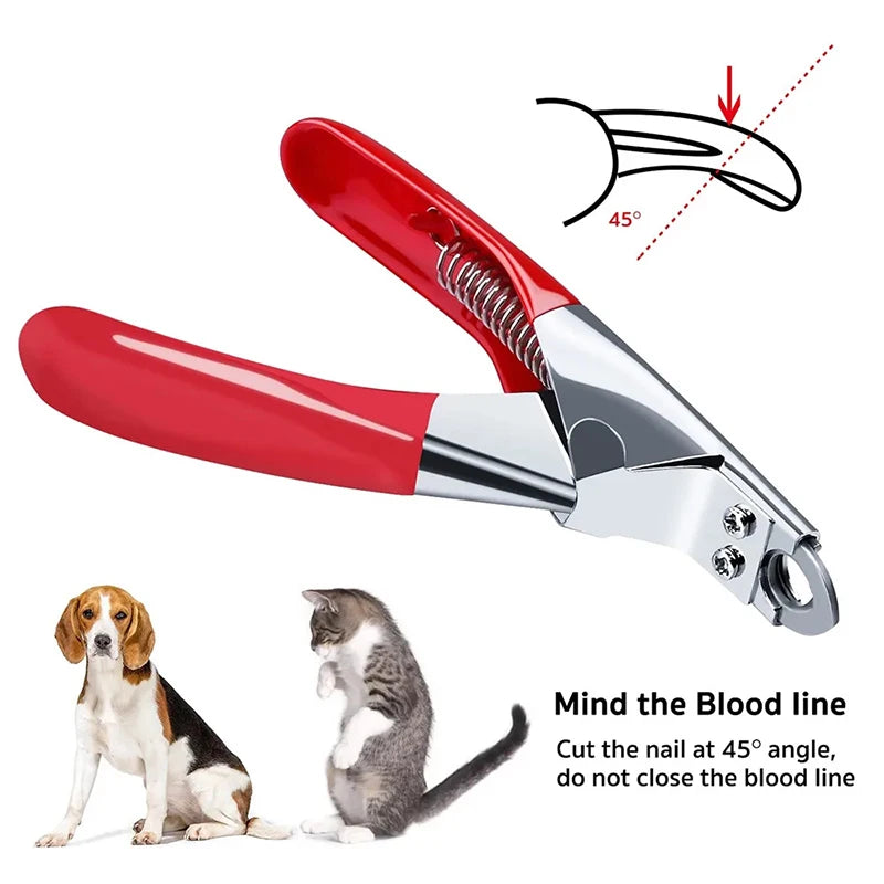Stainless Steel Pet Nail Clipper for Dogs & Cats