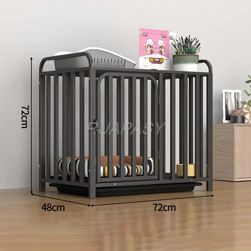 Metal Dog Crate Furniture – Stylish and Functional Indoor Kennel with Removable Tray