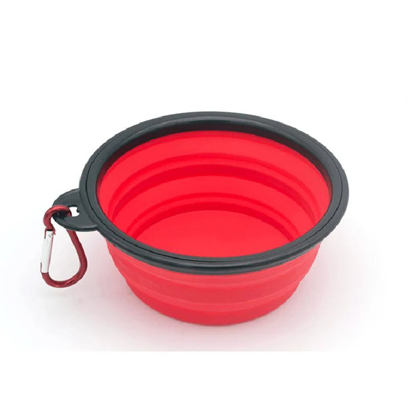 Folding Silicone Bowl Dogs Feed Supplies