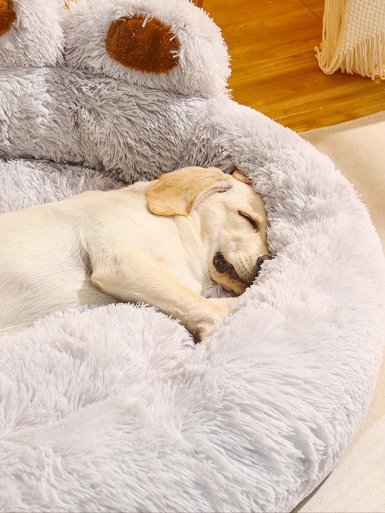 Fluffy Pet Bed for Dogs & Cats