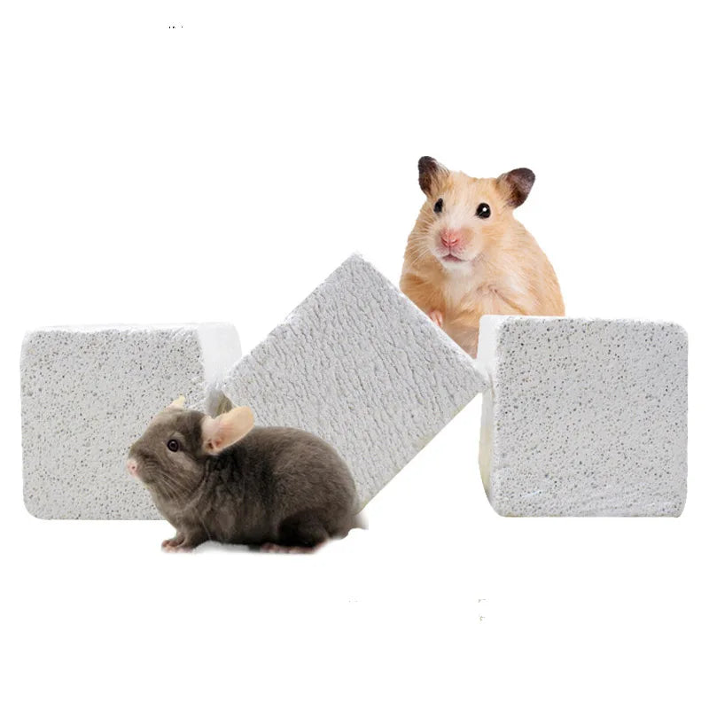 Natural Mineral Small Animals Molar Stone Gray Toy Rabbit
