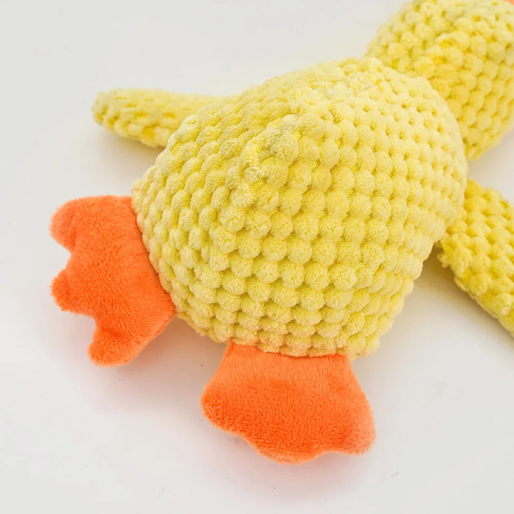 Duck-Shaped Quacking Dog Toy – Durable Chew Toy for Fun Interactive Play