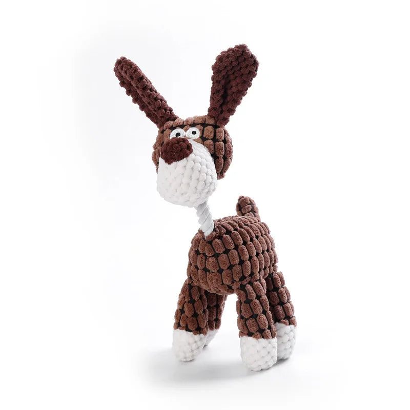 Bite Resistant Squeaky Plush Dog Toy