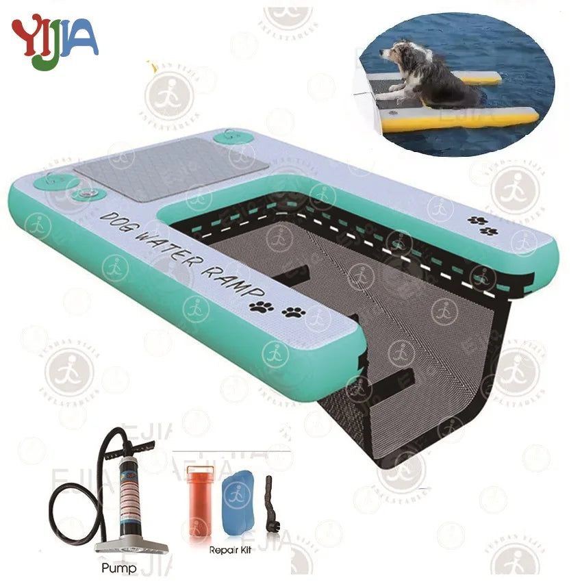 Inflatable Pup Plank Floating Dog Water Ramp