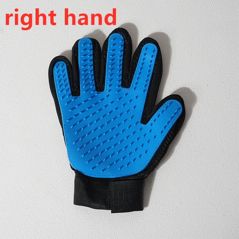 Pet Grooming Glove for Hair Deshedding and Bathing