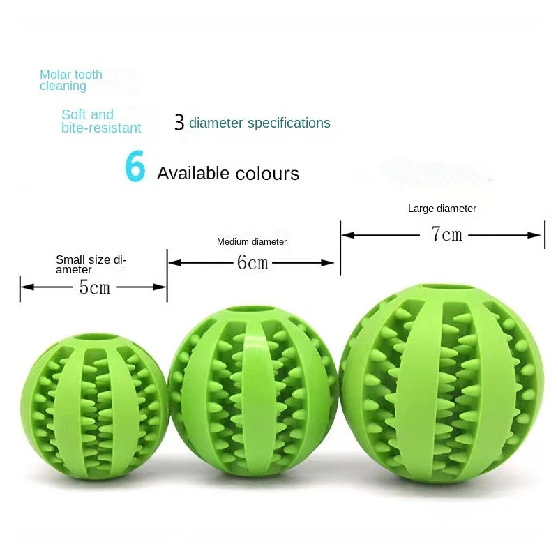 Bite-Resistant Rubber Watermelon Dog Toy