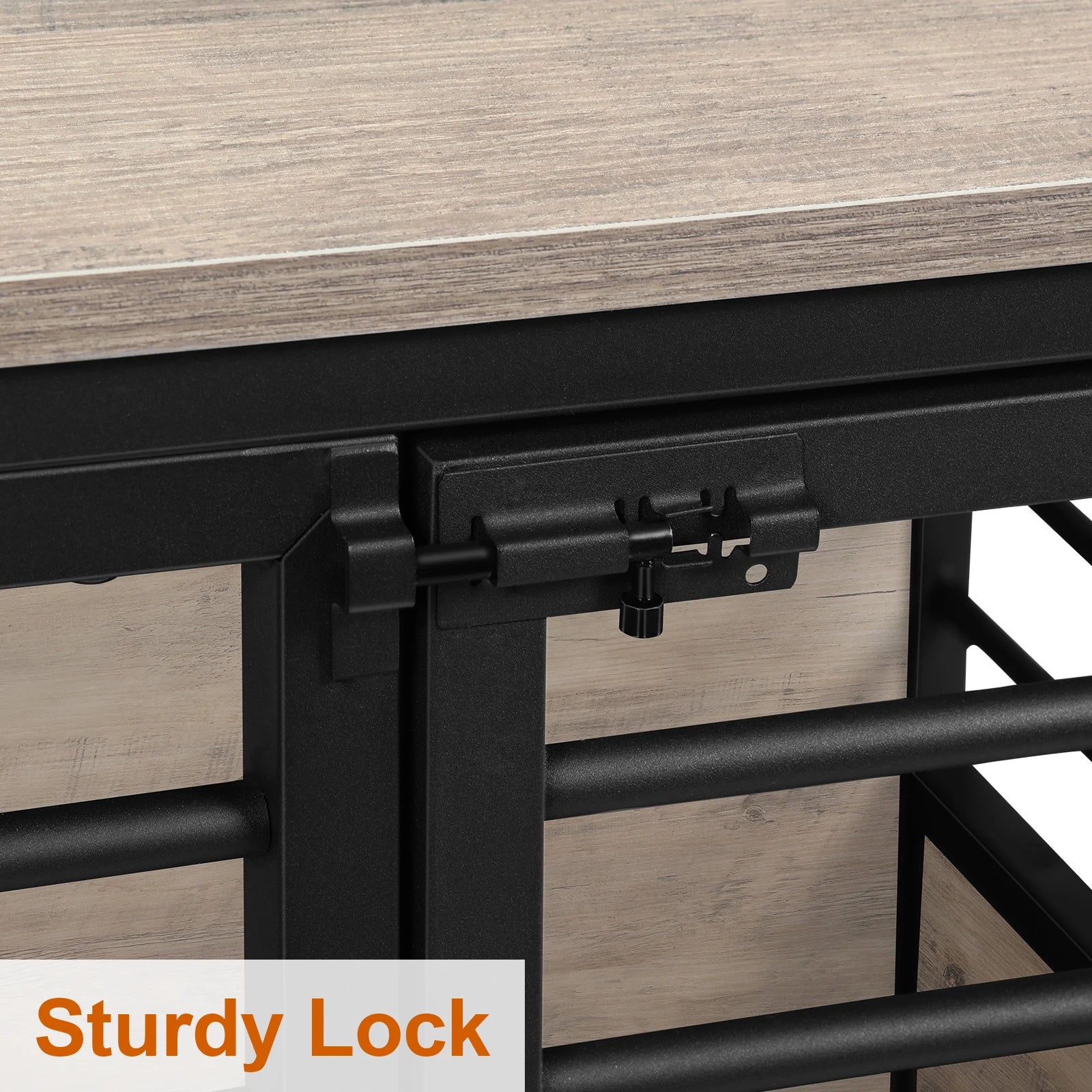 Small Heavy-Duty Dog Cage – Stylish Indoor Dog Crate Furniture and Side End Table