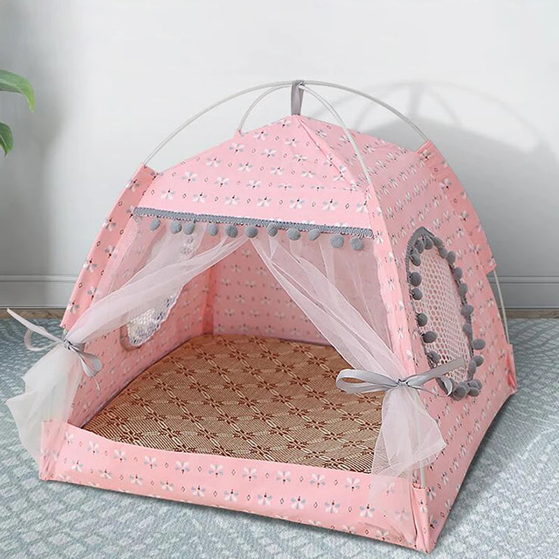 Foldable Sweet Princess Cat Bed