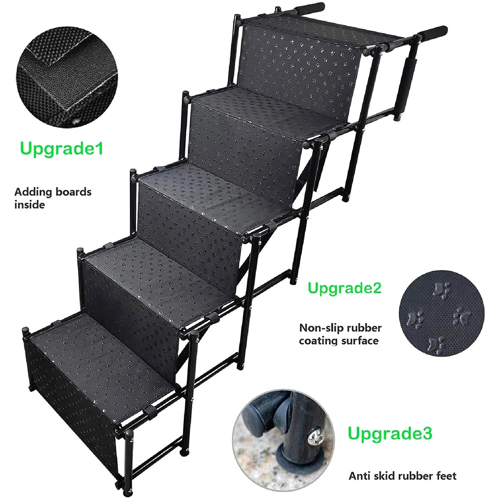 Folding Portable Pet Ramp Stairs