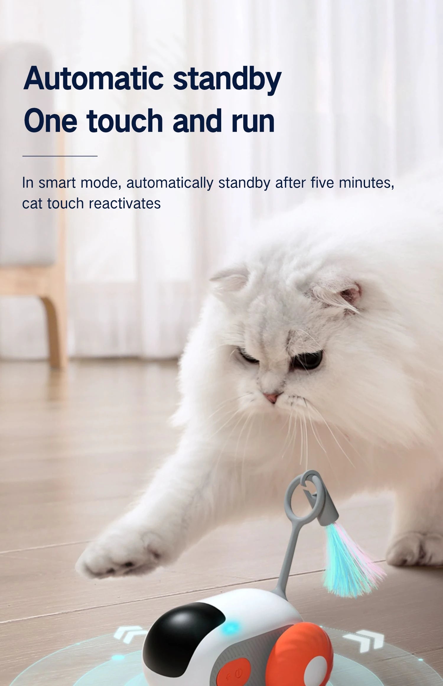 Smart Interactive Cat Toy Car