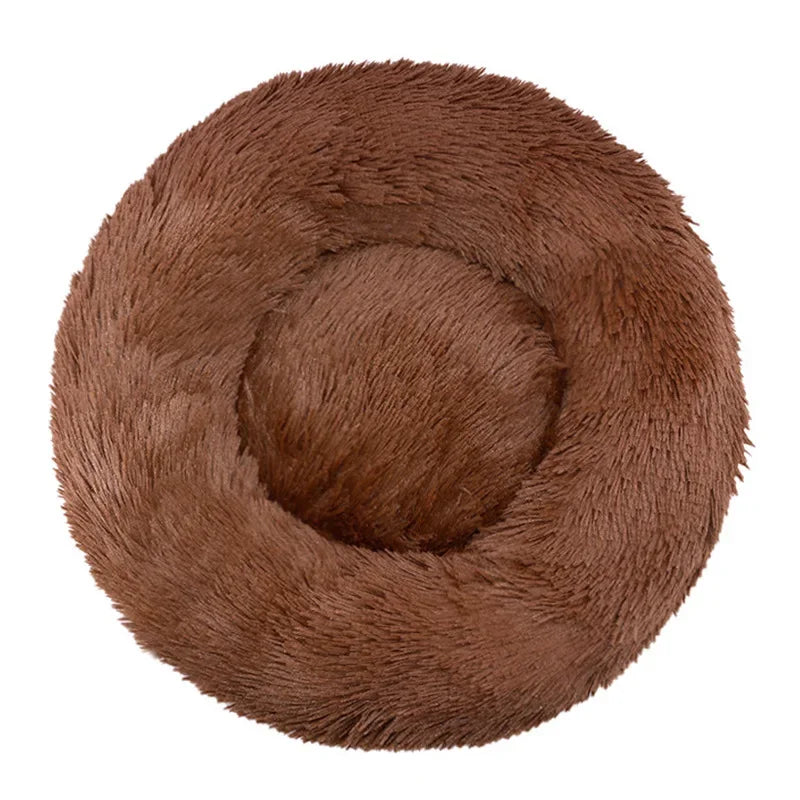 Round Plush Pet Bed (40-90cm)