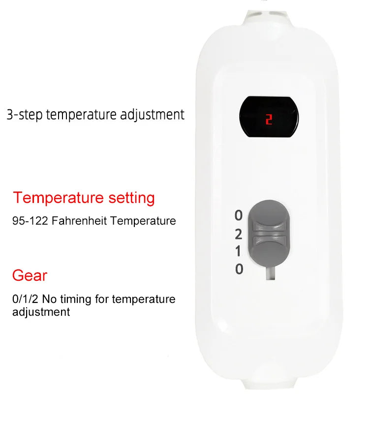 Adjustable Pet Heated Mat – Waterproof Electric Heating Pad with Timer for Dogs and Cats