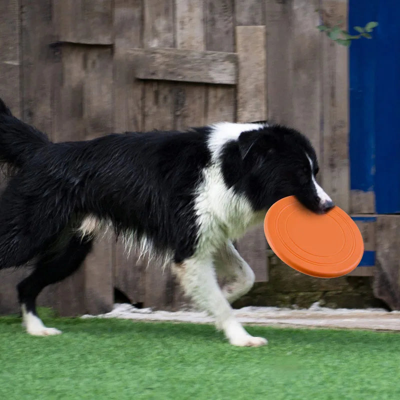Silicone Flying Saucer Toy for Dogs