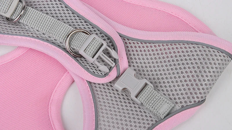 Product Description: Adjustable Dog Harness & Leash Set for Small Dogs