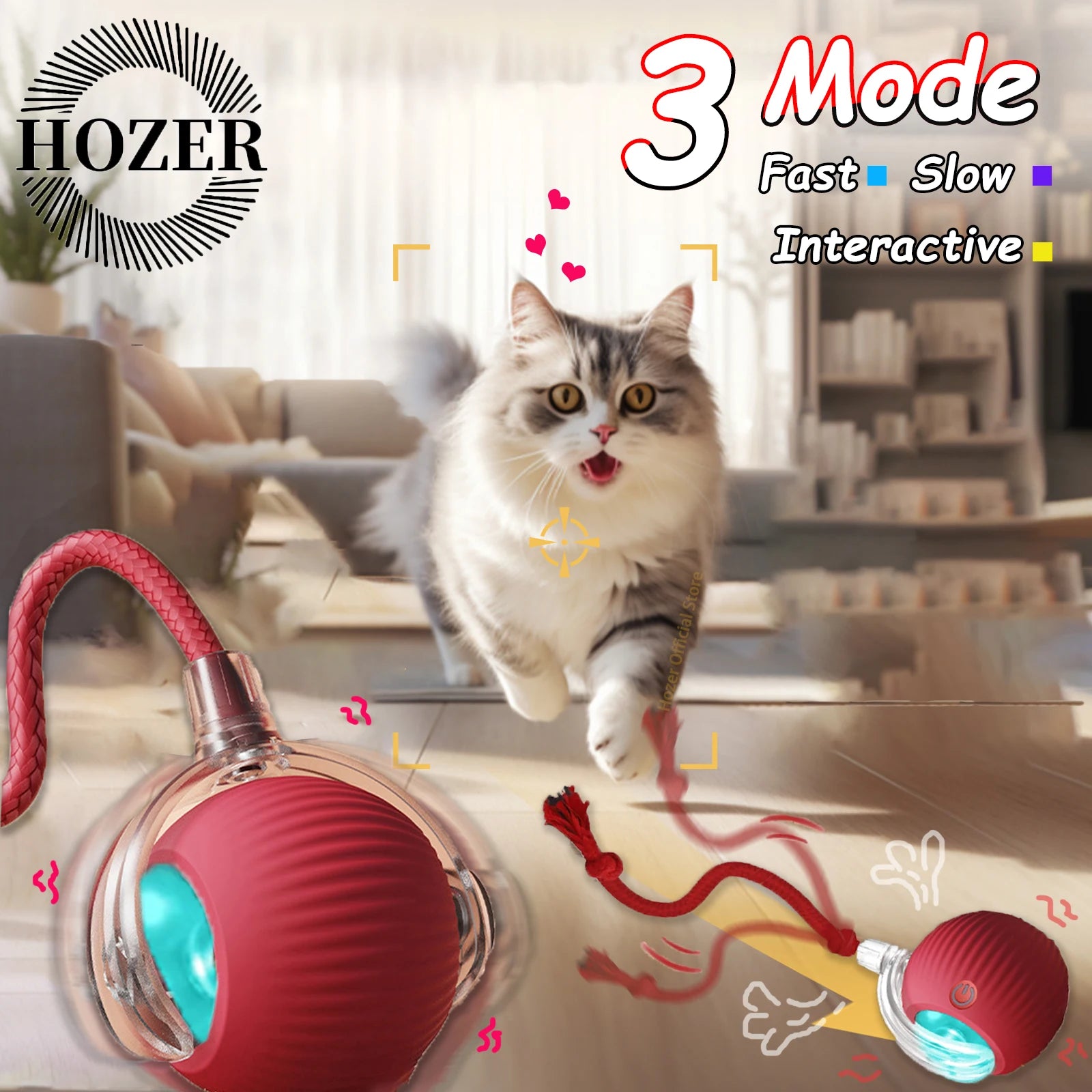 Automatic Interactive Ball Toys