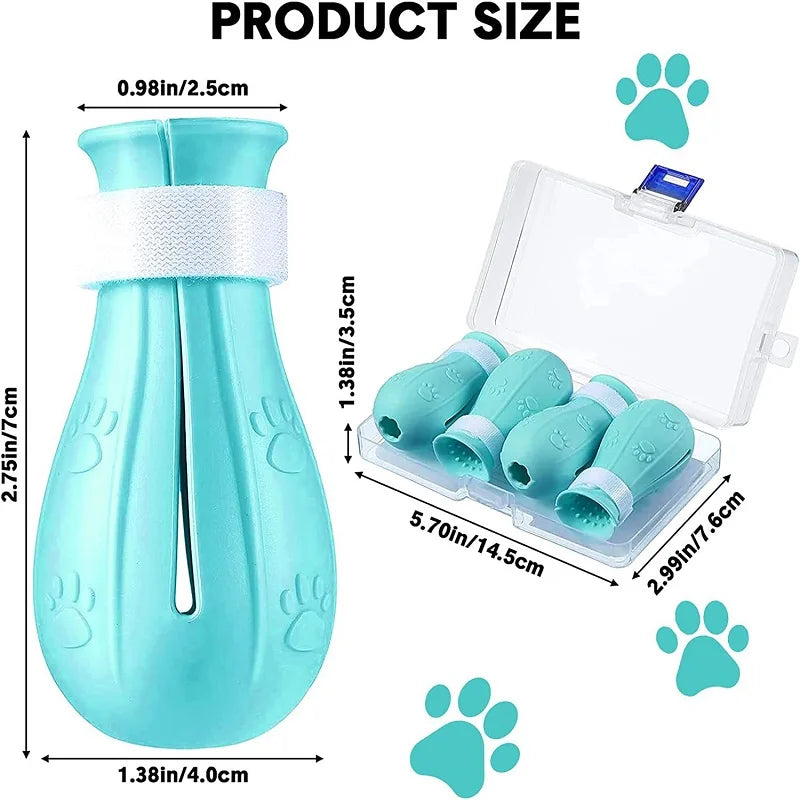 Cat Claw Protector Bath Anti-Scratch Cat Shoes