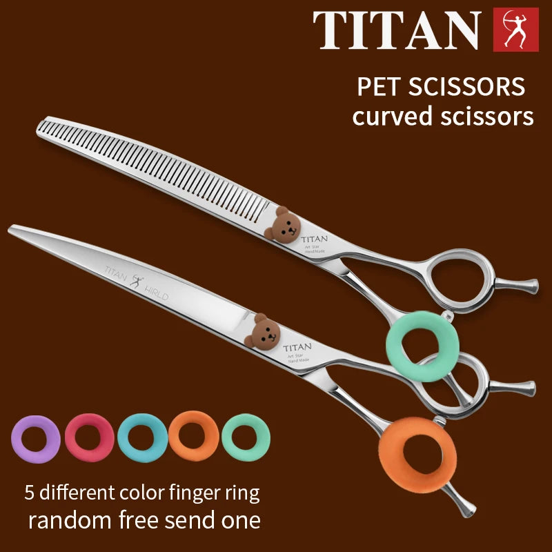 TITAN 7.0/7.5 inch Professional Pet Grooming Shears