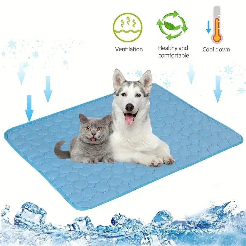 Dog Cooling Mat - Extra Large Summer Pet Cold Bed