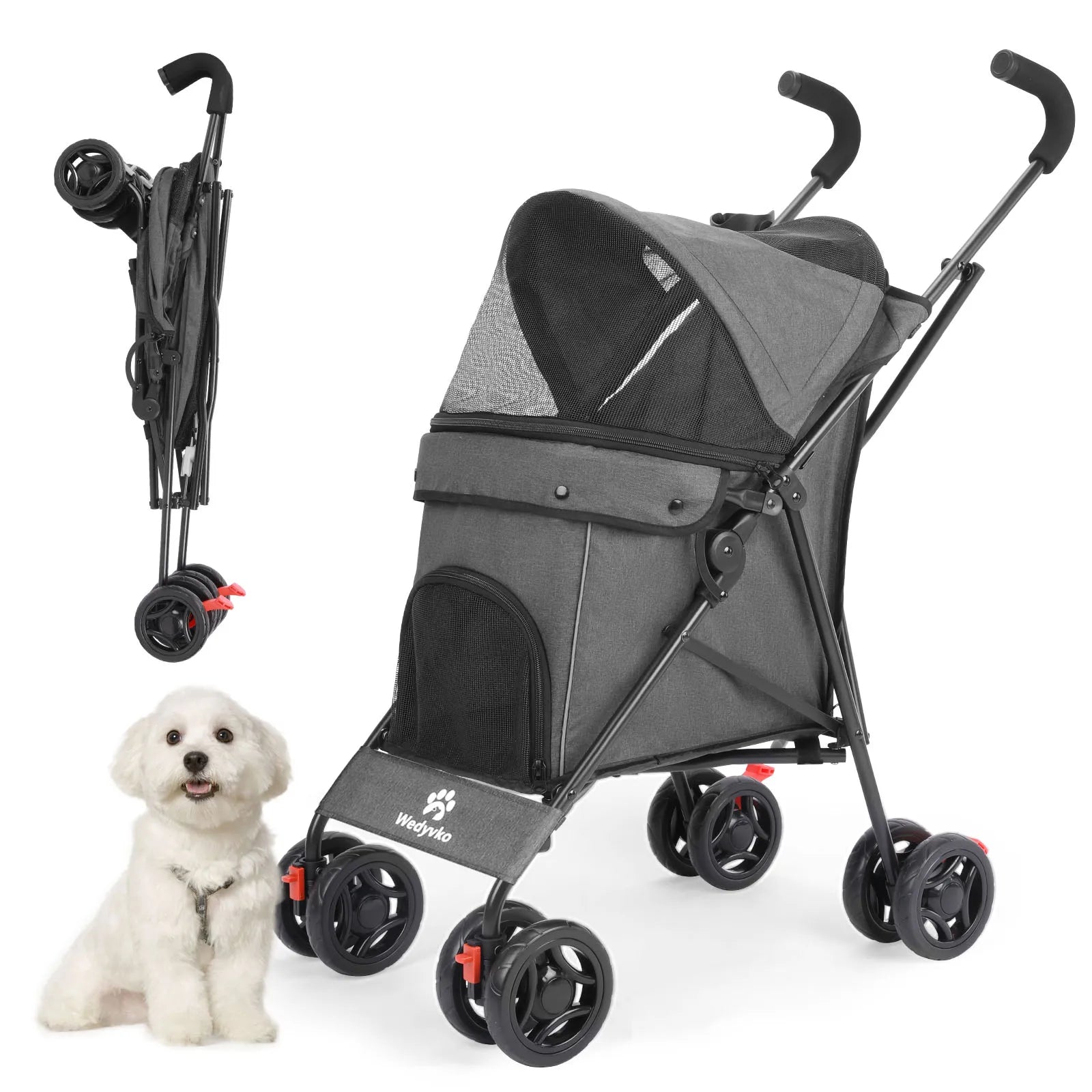 Lightweight Outdoor Puppy & Cat Stroller