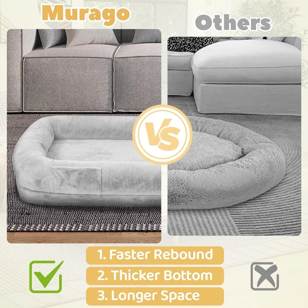 Human Dog Bed for Adults