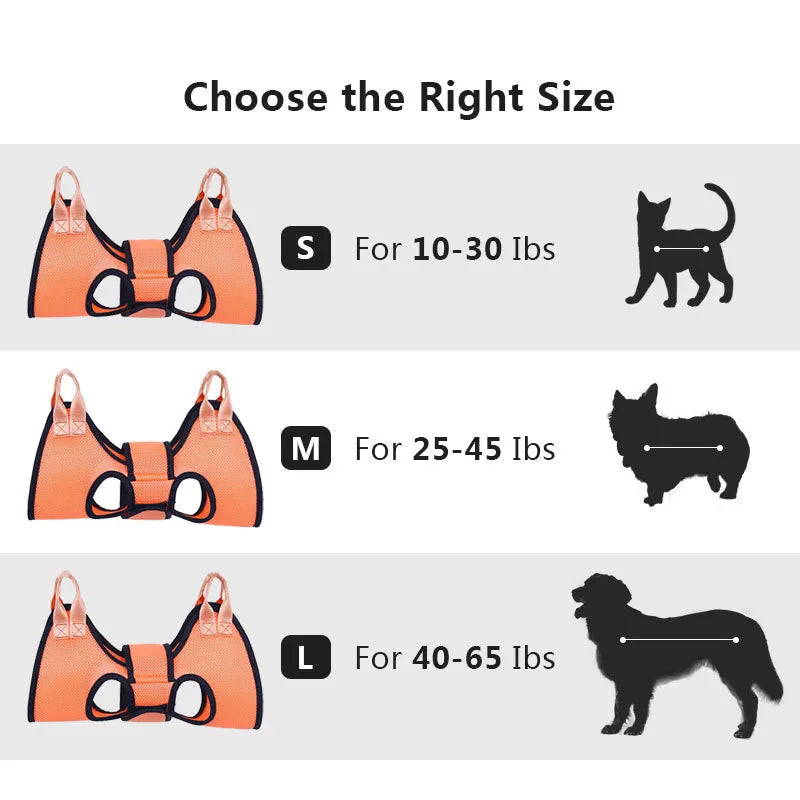 Pet Grooming Hammock Restraint Bag