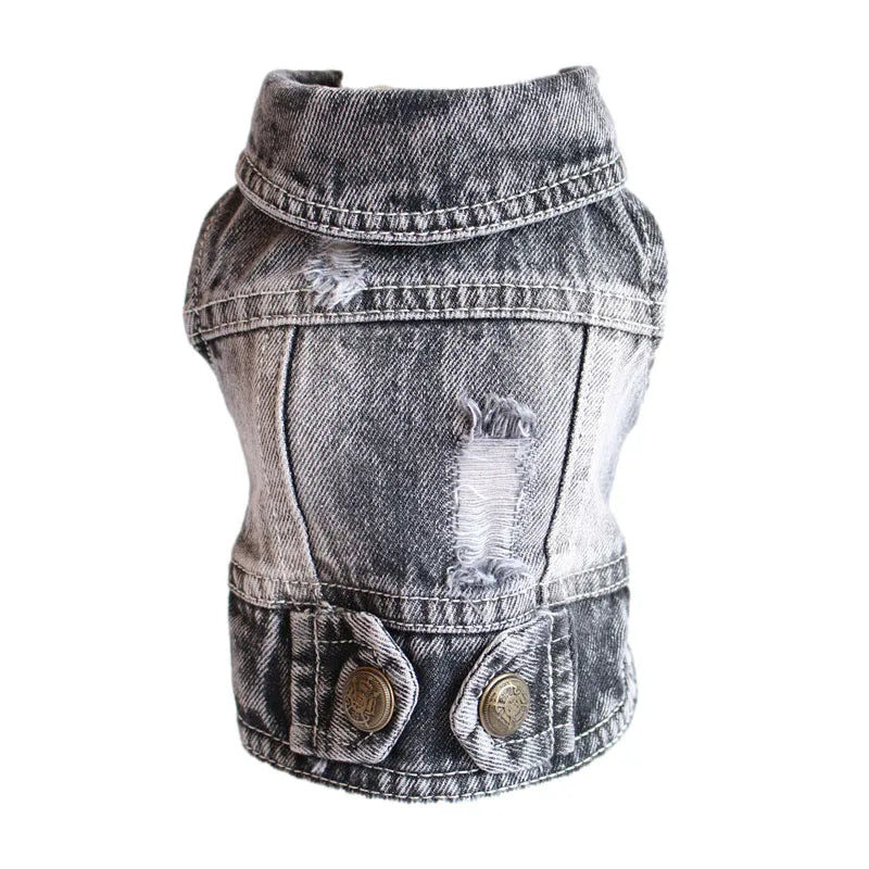 Jeans Jacket for small medium dogs