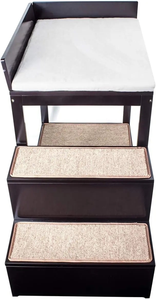 Multi-Level Bunk Bed Pet Stairs
