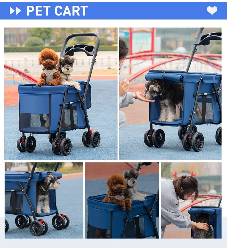 Medium to Large-Sized Pet Stroller