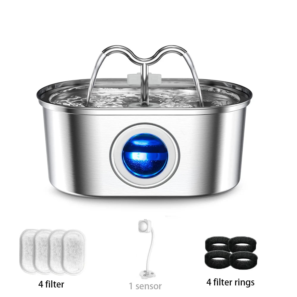 Stainless Steel Pet Water Fountain