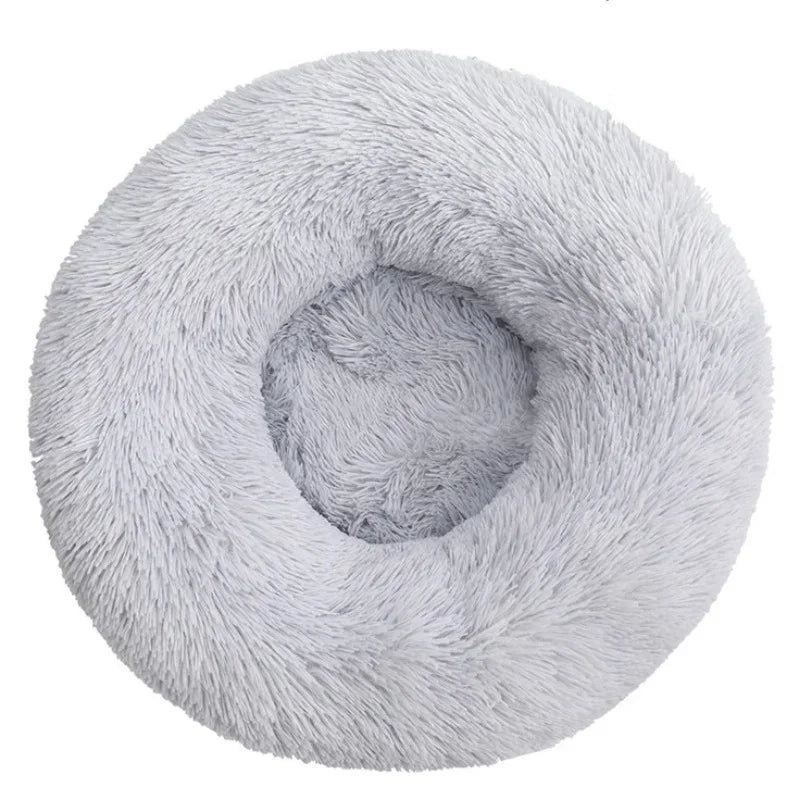 Round Plush Pet Bed (40-90cm)