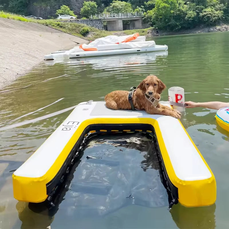 Inflatable Pup Plank Floating Dog Water Ramp