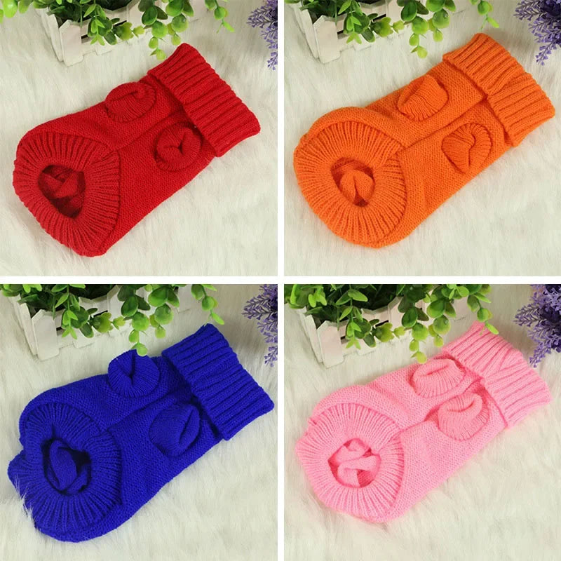 Knitted Chihuahua Puppy Pet Clothes