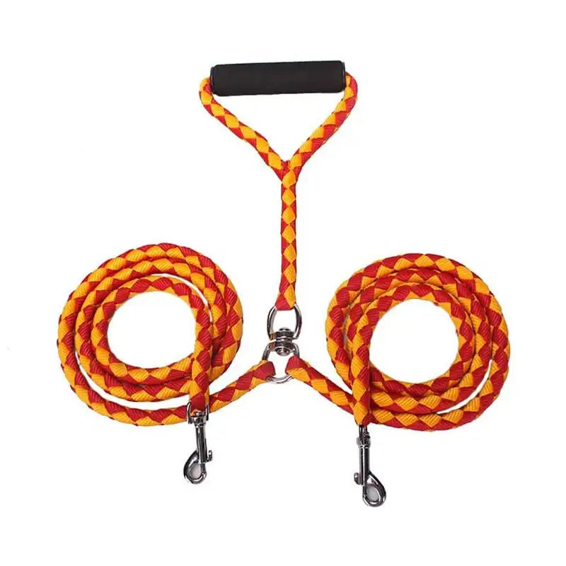 2-Way Elastic Double Dog Leash (1.4m)