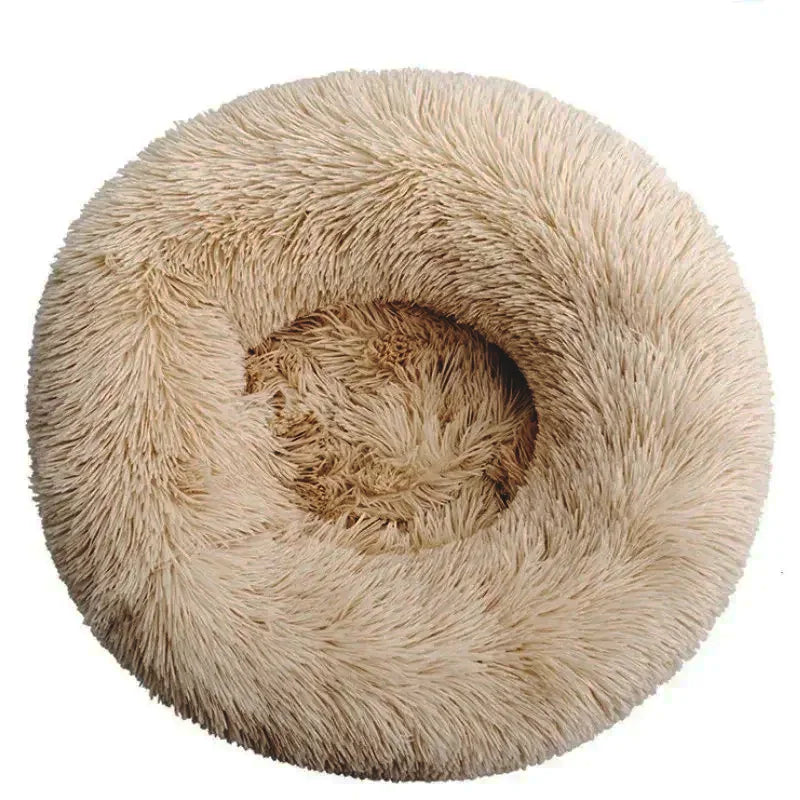 Round Plush Pet Bed (40-90cm)