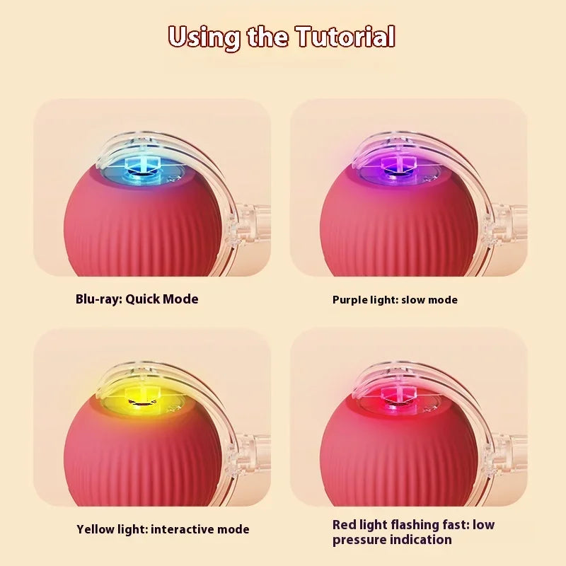 USB Rechargeable Interactive Rolling Cat Toy Ball
