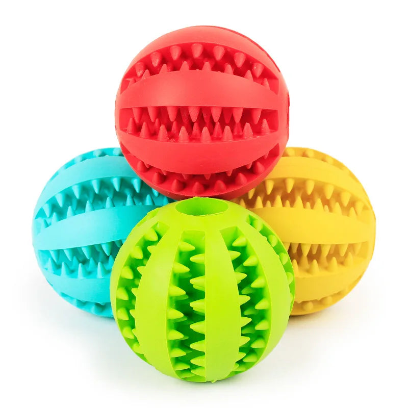 Bite-Resistant Rubber Watermelon Dog Toy