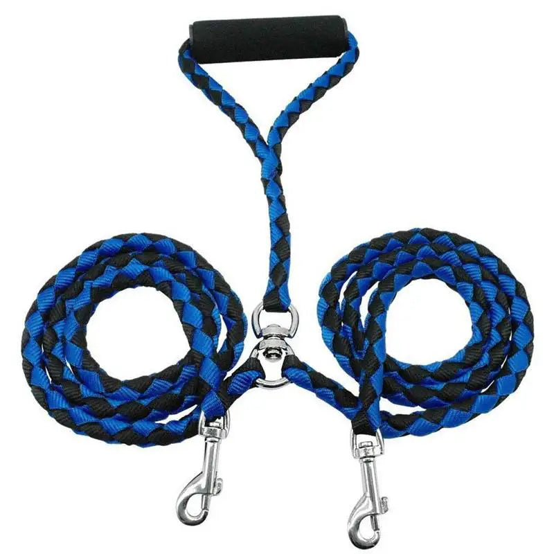 2-Way Elastic Double Dog Leash (1.4m)
