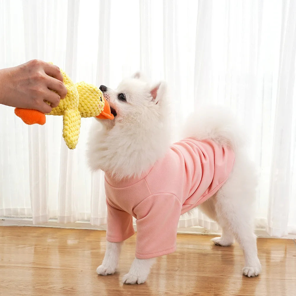 Duck-Shaped Quacking Dog Toy – Durable Chew Toy for Fun Interactive Play