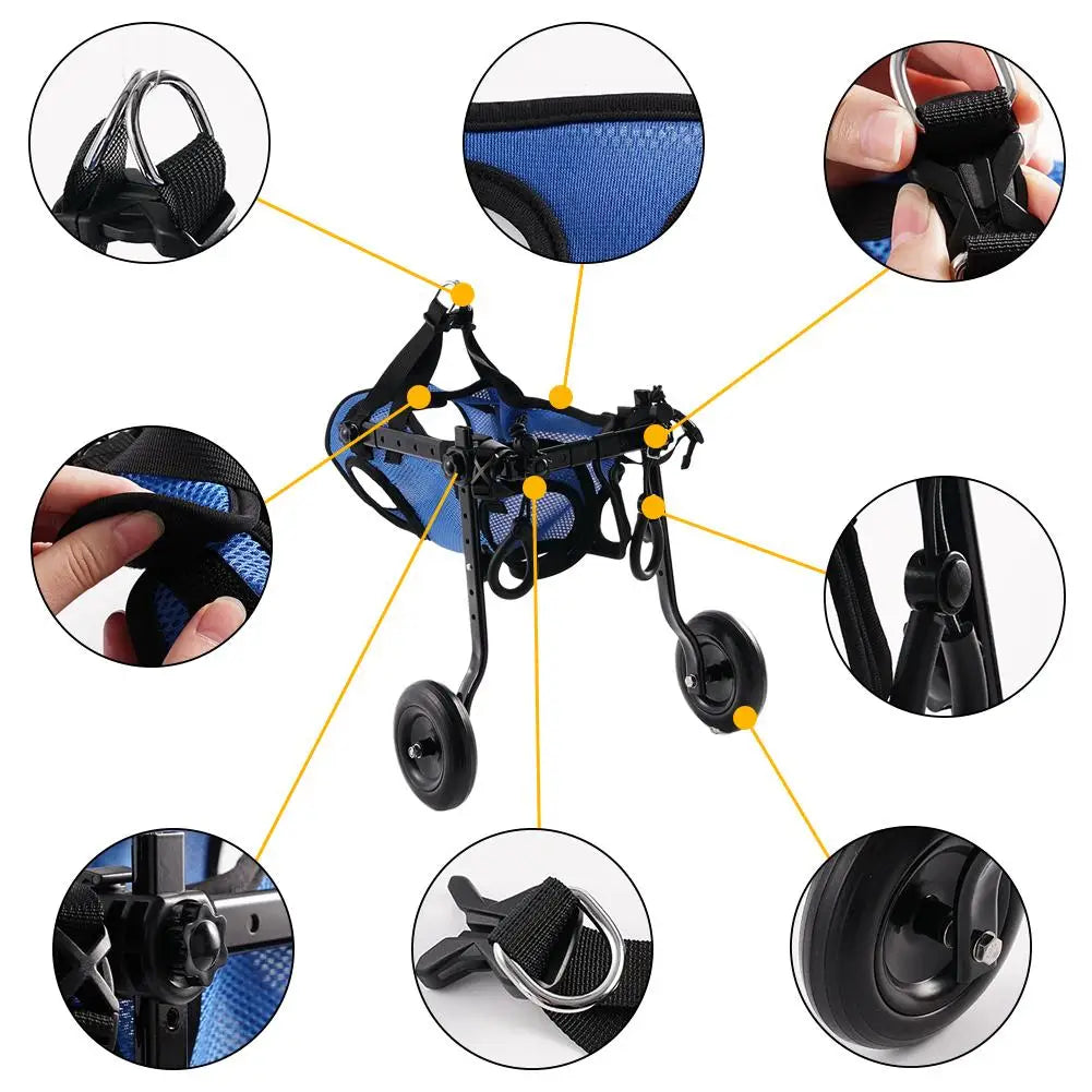 Adjustable Hind Leg Pet Wheelchair