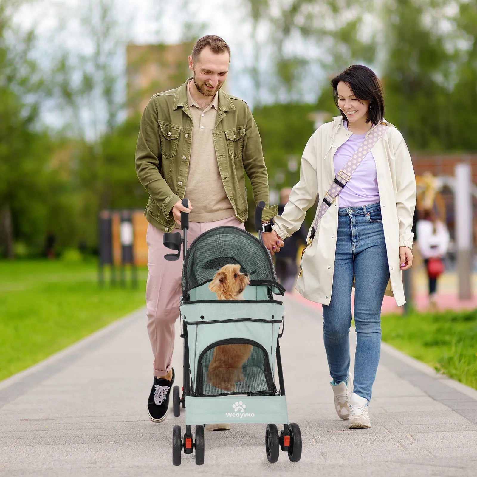 Lightweight Outdoor Puppy & Cat Stroller