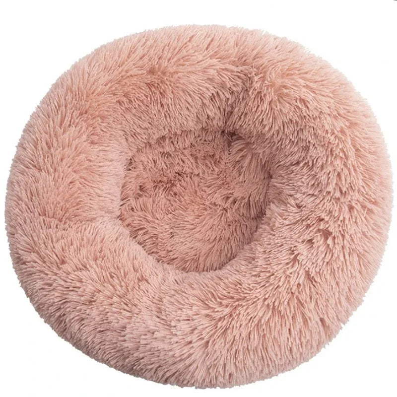 Round Plush Pet Bed (40-90cm)