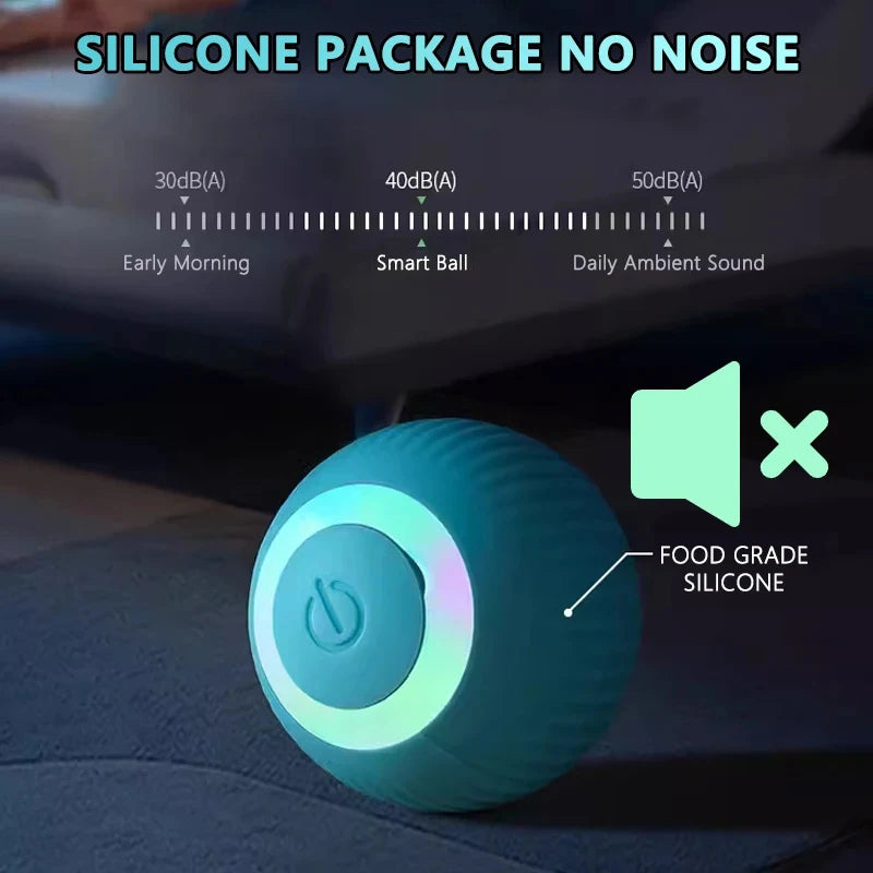 Smart Interactive Rolling Ball for Cats