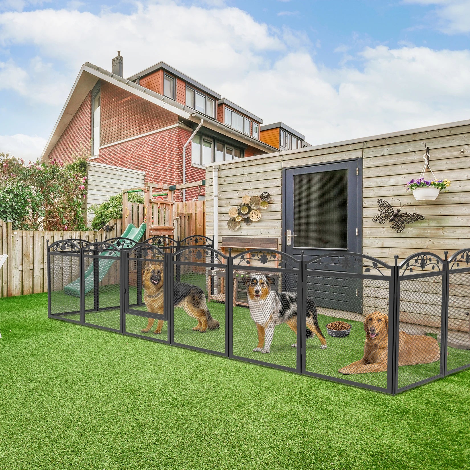 Detachable Dog Playpen with 8 Panels